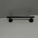 TocTen Bath Towel Bar - Thicken SUS304 Stainless Steel Bathroom Towel Holder, Towel Rod for Bathroom Heavy Duty Wall Mounted Towel Rack Hanger (12IN, Black)