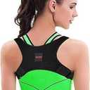 Mxtrif Posture Corrector for Women and Men, Adjustable Back Brace for Spine Alignment and Posture Support, Upper Back Pain Relief, Comfortable and Effective Back Brace for Better Posture (Medium)