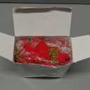 WILLBOND 36 Pieces Christmas Poinsettia Glitter Faux Flowers Christmas Artificial Flowers Tree Ornaments Topper Xmas Decorations(Red)