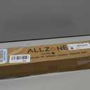 ALLZONE Heavy Duty Tension Shower Curtain Rod 42-83 Inches for Bathroom, Window, Non-Slip, Adjustable with Strong Spring Pole for Closet, Doorway, No Rust, No Drilling, Black