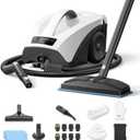 Steam Cleaner: 40s Fast Heating-0.66Gal (2.5L) Large Tank-21 PCS Kit-No Cooling-Refill Anytime-Detachable Hose Multi Portable Steamer Mop for Home Car Bed Furniture Tile Grout Floor Cleaning