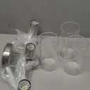 2023 Upgrade 3-Light Brushed Nickel Bathroom Vanity Light Fixtures, Clear Glass Shade Wall Sconces for Mirror, Bedroom, Living Room, Hallway - Amazon.com