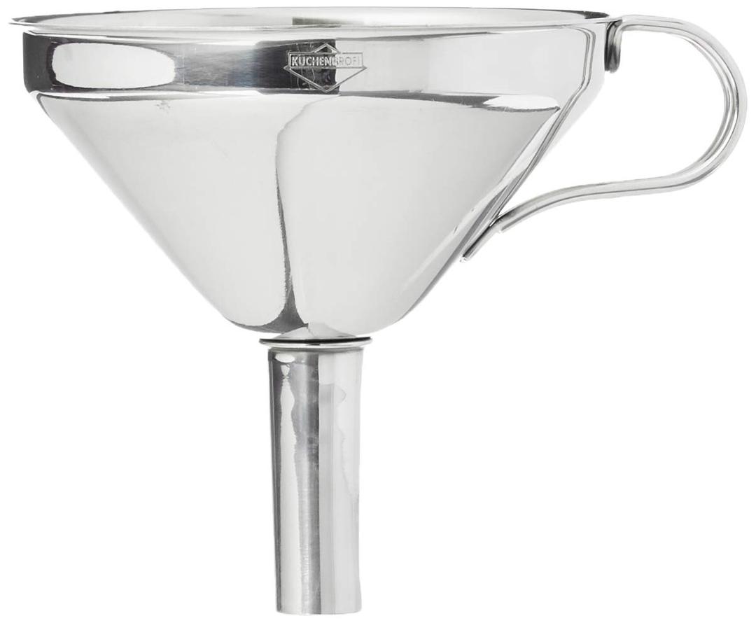 Kuchenprofi 4-Inch Stainless Steel Funnel
, Silver, 10 x 10 x 15 cm