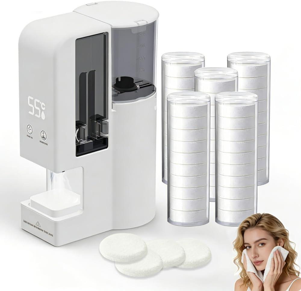 Disposable Spa hot Towel Warmer hot Towel Dispenser Towel Heater Machinehot Towel Machine+100PCS Towels