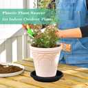 NIMYAU 5 Pack Plant Saucer 10 Inch, Plastic Plant Saucers for Indoors, Drip Trays for Potted Plants, Flower Pot Saucers, Plant Trays for Pots, Plant Water Catcher Tray