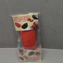 Air Fryer Silicone Liners Pot,8 inch Air Fryer Basket Liners, Silicone Baking Tray Pots for 3 to 5 Qt for Air fryer Oven Reusable Baking Tray Oven Accessories (Red+Black)