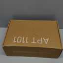 APT 1101 26 oz Glass Storage Jars with Bamboo Lid, set of 6, glass canisters with airtight lids, Clear jars with lids for Cookie, Candy, Tea, Coffee Bean and Rice (White)