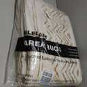 Large Living Room Area Rug 8x10: Soft Machine Washable Boho Moroccan Farmhouse Rugs for Bedroom Under Dining Table - Non-Slip Neutral Morden Indoor Floor Rug Carpet for Home Office Decor - Brown/ Cream