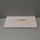 Faucet Mat for Kitchen Sink, Diatomite Stone Drying Sink Protectors, Bathroom Faucet Splash Guard, Quick Dry Water Absorbing, Non-Slip Stone Tray for Kitchen Counter, White, 23.6" x 3.9"