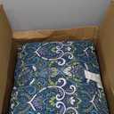 Arden Outdoor Deep Seat Cushion Set, 22 in x 24 in, Weather-Proof, Rain-Proof, Fade Resistant Patio Cushion Sapphire Aurora Blue Damask