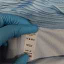 Herseas Women's Textured V Neck Bikini Set Metal U Notch High Cut Bathing Suit Ribbed Sexy 2026 Slimming Swim Suits Casual Swimwear Vacation Outfits Summer (Blue, Medium)