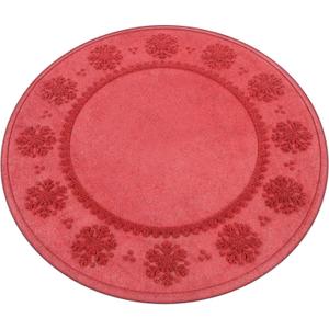 Christmas Tree Mat 35" Christmas Tree Stand Mat with Lip Heavy Duty Christmas Tree Floor Protector Waterproof Christmas Tree Stand Pad from Spills Scratches Xmas Home Decor(Red,Snowflake)