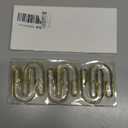 12 Pack Golden Shower Curtain Hooks