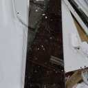 LITTLE TREE 47-Inch Console Table, Modern Entryway Table with Storage, Narrow Sofa Table Behind Couch for Living Room, Foyer, Mirrored Silver