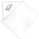 Tofficu Hanging Acrylic Memo Board with Lanyard Modern Dry Erase Writing Board for Home and Office Transparent Design Reusable Easy to Erase for Message Display