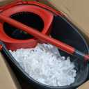 O-Cedar EasyWring Microfiber Spin Mop & Bucket Floor Cleaning System + 2 Extra Refills, Red/Gray