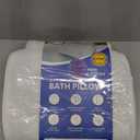 Everlasting Comfort Luxury Bath Pillow - Head, Neck, Back Support Cushion for Bathtub, Spa, Soaking (White)