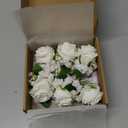 White Boutonniere for Men Wedding,Set of 6,Groomsmen Groom and Best Man Boutonniere for Wedding Prom, Rose Boutonniere for Men Wedding Ceremony Anniversary Party Homecoming