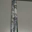 2 x Window Privacy Film with Cutting Grid, Non-Adhesive Stained Glass Window Film Decorative, Static Cling Privacy Window Film (Leaf Rainbow,17.5 X 78.7 inch)