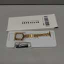 QUNDAXI Slim Watch Band Compatible with Apple Watch 41mm 45mm 42mm 44mm 40mm 38mm Metal Stainless Steel Watchband Suitable for iWatch 11/10/9/8/7/6/5/4/3/2/1/SE Series Women Luxury Strap