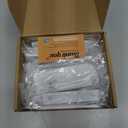 4 Pack Finger Pulls for Cabinets Finger Handles Drawer Edge Tab Pull, Modern Dresser Long Concealed Handles Kitchen Cabinet Hardware (7.87"(200mm),White)