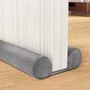 FOHOM Under Door Draft Stopper for Bottom of Door,Door Noise Stopper Blocker Cold Air Light Smell Sound Double Side Door Sweep, 30'' to 36'' Adjustable Gap Filler