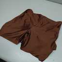 Bodycon Jumpsuit for Women - Short Sleeve Off Shoulder Twist Front Cut Out Capri Pants Sexy One Piece Outfits (Medium, Brown)