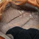 Rugelyss Long Wavy Wigs 28 Inches Natural Copper Fox Red Synthetic Kinky Curly Hair Wig for Women