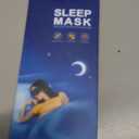 Mavogel Cotton Sleep Eye Mask - Updated Design Light Blocking with Adjustable Nose Bridge, Soft and Comfortable Night Eye Mask for Men Women, Eye Blinder for Shift Work, Includes Travel Pouch, Black