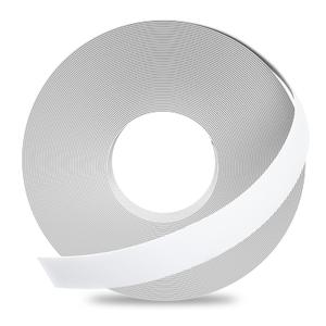 GSCIT Club White Edge Banding, 13/16 inch x 50ft Melamine Edge Banding with Hot Melt Adhesive Preglued Cabinet Edge Banding Flexible White Veneer Edging
