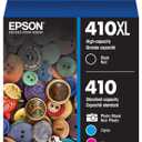 EPSON 410 Claria Premium Ink High Capacity Black & Standard Color Cartridge Combo Pack (T410XL-BCS) Works with Expression Premium XP-530, XP-630, XP-640, XP-7100, XP-830