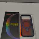 TORRAS Ostand for iPhone 17 Pro Case Magnetic, Fit for MagSafe, 4X Military Drop Protection, Camera Control, Slim Phone Case for iPhone 17 Pro with Kickstand, Translucent Matte Cover 6.3", Deep Blue