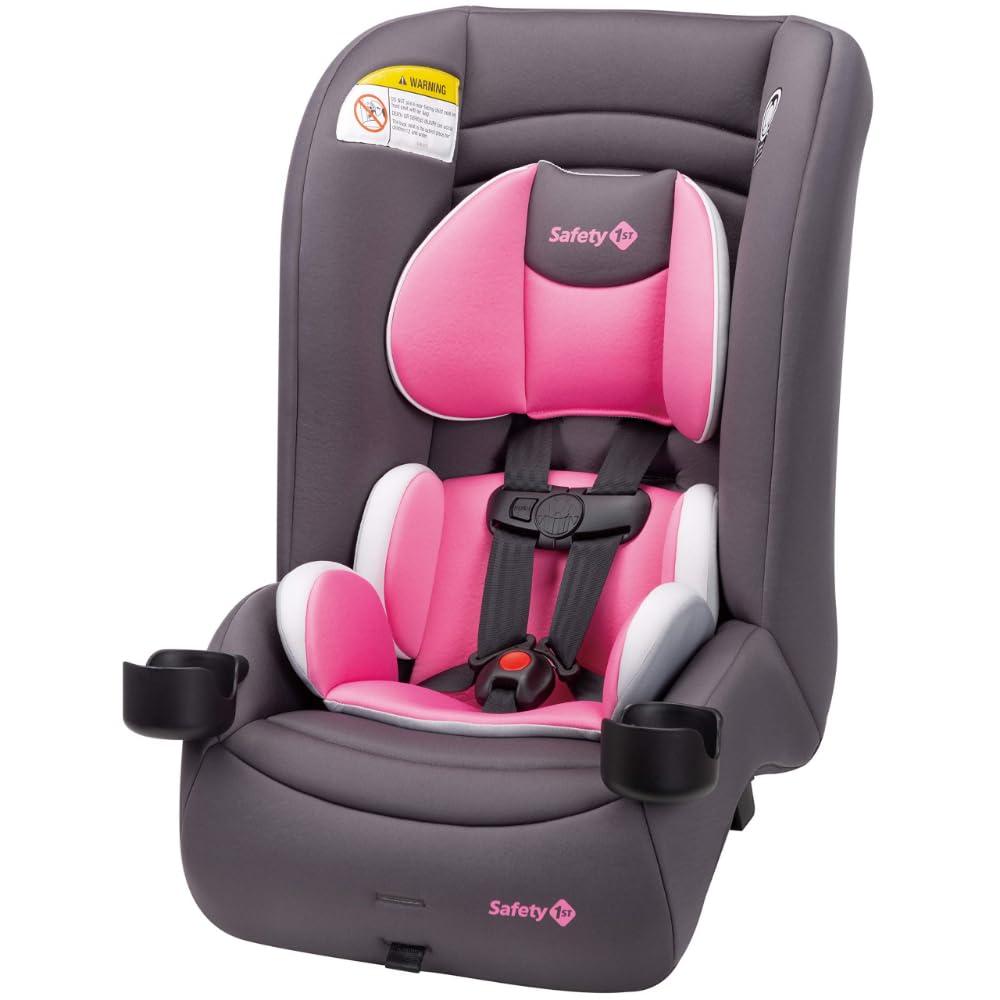 Safety 1st Jive 2-in-1 Convertible Car Seat, Rear Facing Car Seats for Babies (5-40 lbs, 19-40"), Forward Facing Carseat for Toddlers (22-65 lbs, 29-49"), Carbon Rose, Manufacturing Date: 2025-06-20
