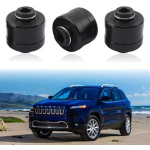 540-168 3PCS Rear Suspension Knuckle Bushing Kit Compatible with 2014-2021 Jeep Cherokee 2.4L 3.2L, Replace Part 5090070AD, 5090070AE, 5090071AC