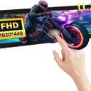 GeeekPi 11.26 inch 1920x440 HDMI LCD Capacitive Touch Screen for Raspberry Pi 5/4B/3B+/3B