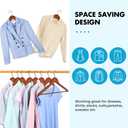 JS HANGER Wooden Hangers 20 Pack - Durable & Slim Coat Hanger - Suit Hanger with 360-Degree Rotatable Hook - Wood Hangers with Shoulder Grooves