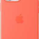 Apple iPhone 16 Pro Max Silicone Case with MagSafe and Camera Control - Tangerine