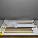 Cumbor 36" Extra Tall Baby Gate for Stairs, 29.7-40.6"(Extensions Included) Wide Dog Gate for Doorways, Pressure Mounted Auto-Close Pets Gates for Dogs Indoor, Durable Safety Child Gate, White