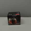 Bodum 34oz Assam Glass Tea Press with Stainless Steel Filter, Black Plastic Lid