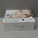 SereneLife Smart Eye Massager with Heat and Compression, Vibration, Music, Wireless Heated Mask for Migraines and Stress Therapy (Gold V2 Soft Fit)