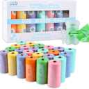 ECO-CLEAN 360 Count Dog Poop Bags with Dispenser, Leak-Proof, Unscented, 0.2 Ltr Capacity, Indoor/Outdoor Use