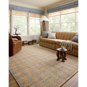 Loloi Chris Loves Julia Judy Collection JUD-04 Natural/Sky 2'-3" x 3'-9" Accent Rug