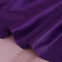 Newrara Adult Shiny Graduation Cap and Gown Tassel Set for High School & Bachelor (54, Purple)