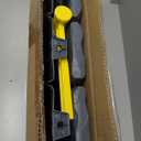 16Pcs No Dig Landscape Edging(24 Foot) with 48 Pieces 8-inch Spikes | 3 Inch Tall Faux Stone Edging for Landscaping | Faux Stone Edging Bricks for Flower Bed,Lawn,Yard,Weed Barrier(Dark Grey)