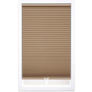 DEZ FURNISHINGS Cordless 1.5" Blackout Cellular Shade, Latte, 42.5" W x 60" H