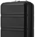 Kono 20'' Carry on Luggage Lightweight with Spinner Wheel TSA Lock Hardside Luggage Airline Approved Carry on Suitcase Grey