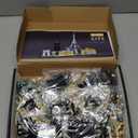 JXRLMB Paris Skyline Architecture Adult Building Blocks Set 3680PCS with Eiffel Tower and The Louvre Assembly Collection Micro Bricks 3D Model for Teens Age of 14+