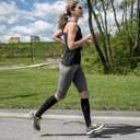 HLTPRO 4 Pairs Compression Socks for Women & Men - Best Support for Medical, Circulation, Nurses, Running, Travel (Small-Medium, Black 15-20 Mmhg)