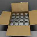 AuroTrends Spice Jars with Labels 6oz 16Pack, Glass Spice Jars with Shaker Lids Complete Set-6oz Seasoning Containers with 180 Waterproof Spice Labels |Chalk Marker |Straw Brush |Funnel