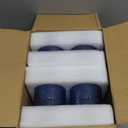 Vintage Hobnail Drinking Glasses Set, Glassware Drinking Set of 8 oz Highball Glasses, Tumbler Glass for Cocktails, Whiskey, Juice, Milk (Blackish Green)